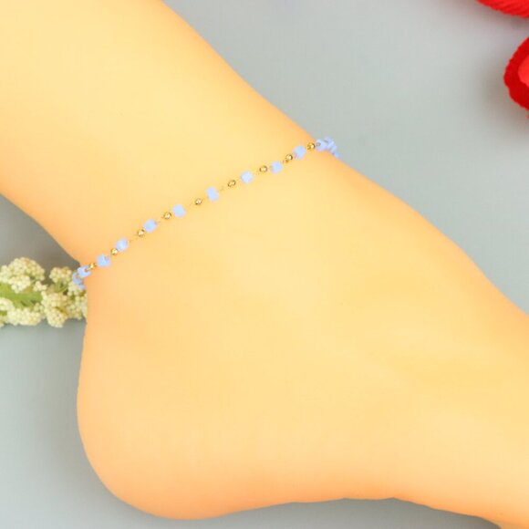 Handmade Anklet – A Stylish Choice for Women, Thoughtful Gift Idea, EVCH1403 - Picture 4 of 10